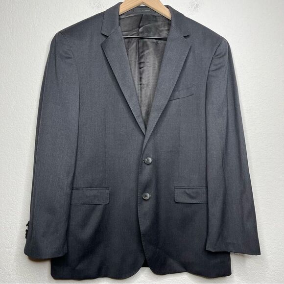 Hugo Boss Trabaldo Togna 1840‎ Super 120 Virgin Wool Suit Jacket Woven in Italy - Picture 1 of 13